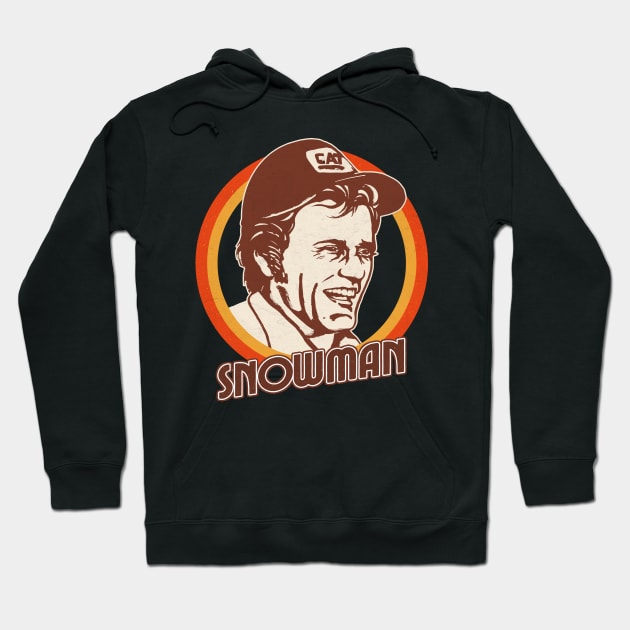 Snowman - Smokey & The Bandit - Retro Design Hoodie by DankFutura